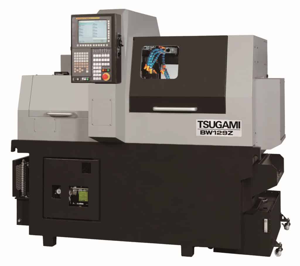 Tsugami BW129Z 12mm 9-axis Independent Gang Slide Swiss Type Lathe