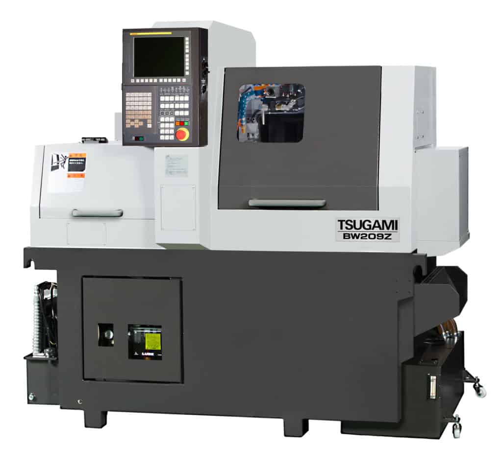 Tsugami BW209Z 20mm 9-axis Swiss Type CNC Automatic Lathe